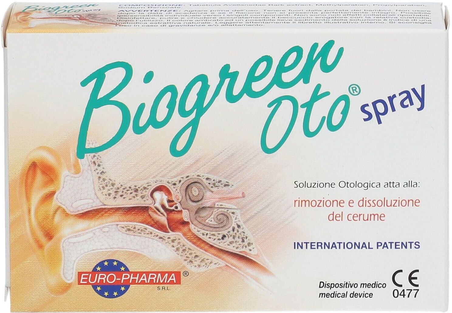 EURO-PHARMA Srl Euro-Pharma, Biogreen Oto Spray, 13 ml