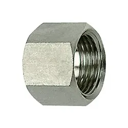 6-kant-Überwurfmutter, G 3/8, für Tüllengröße LW 4/6/9, ES 1.4571 (234 B-ES)