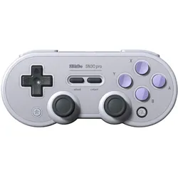 8bitdo SN30 Pro (PC, Switch), Gaming Controller, Grau