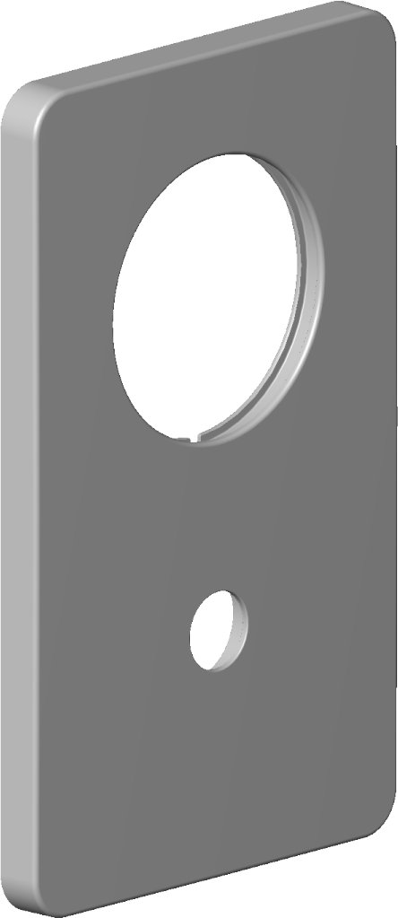Dornbracht changement de plaque de recouvrement 091102254-00 chromé