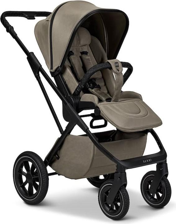 Moon Gio+ Kinderwagen / Kombikinderwagen, Farbe/Dessin:Mud/Chrome
