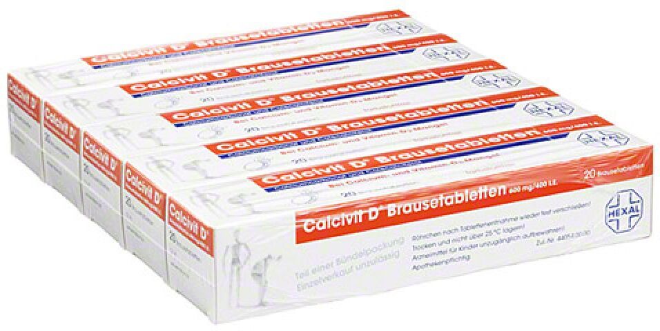 Calcivit D Brausetabletten 600mg/400 internationale Einheiten