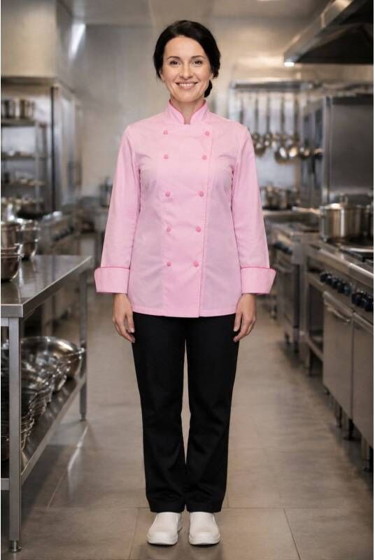 Isacco Veste de cuisine Femme Pink lady L