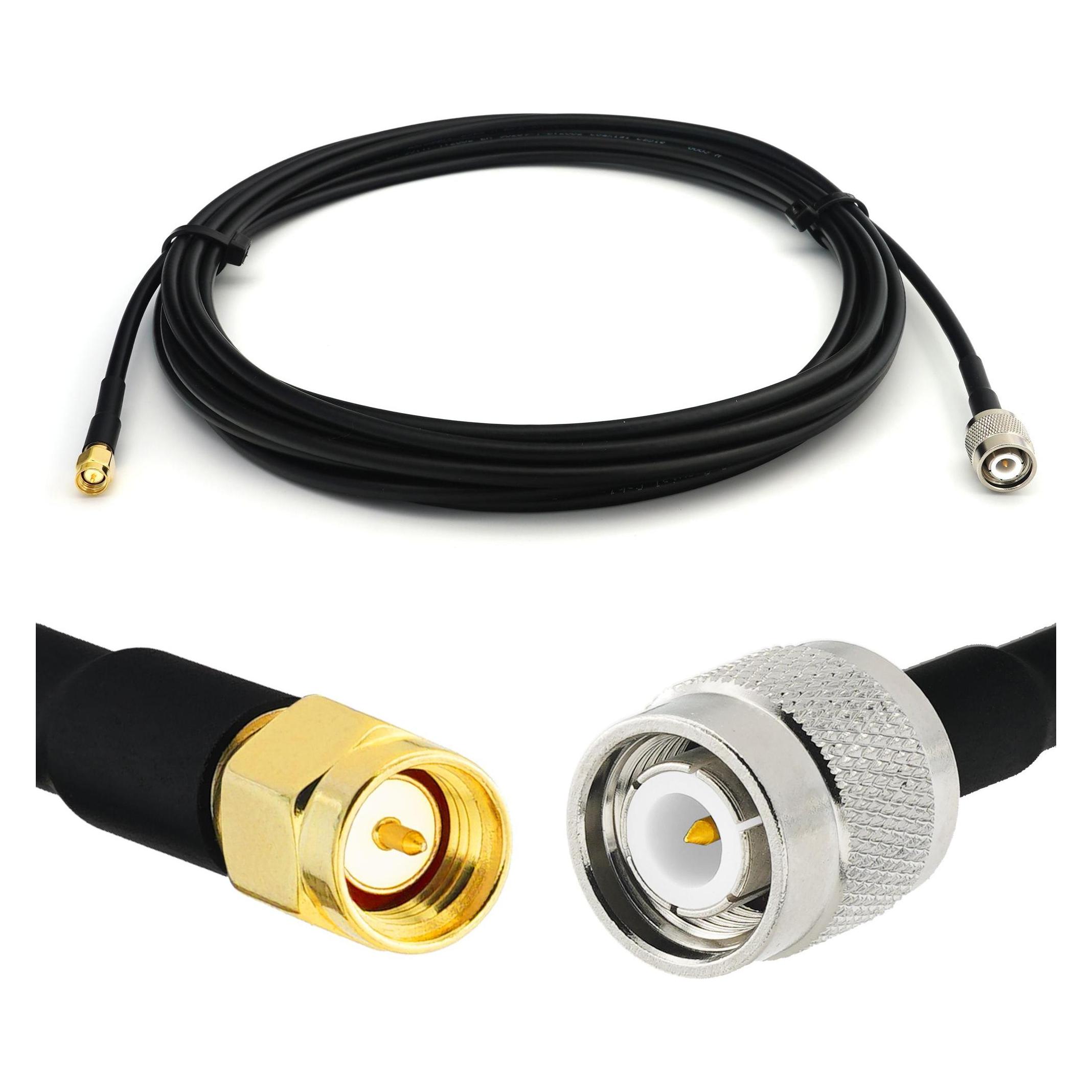 Rangeful TNC Male to SMA Male 50cm RG58/U Coaxial Cable RG58-TNCM-SM-0.5 (RG58-TNCM-SM-0.5)