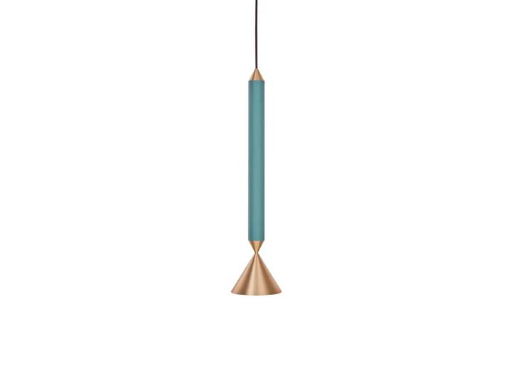 Pholc Apollo 39 Pendelleuchte Deep sea, Messing
