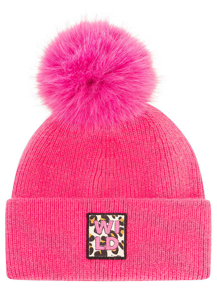 Zwillingsherz Mütze "Wild Leo" in Pink - onesize