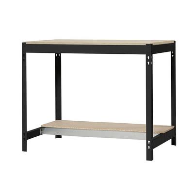 SimonRack Arbeitstisch für Werkstatt, 910x610 mm, Tragfähigkeit 400 kg, Schwarz - BT-0