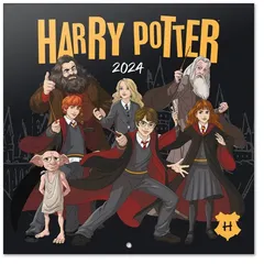 Harry Potter - Nástěnný Kalender 2024 (30 x 30 cm)