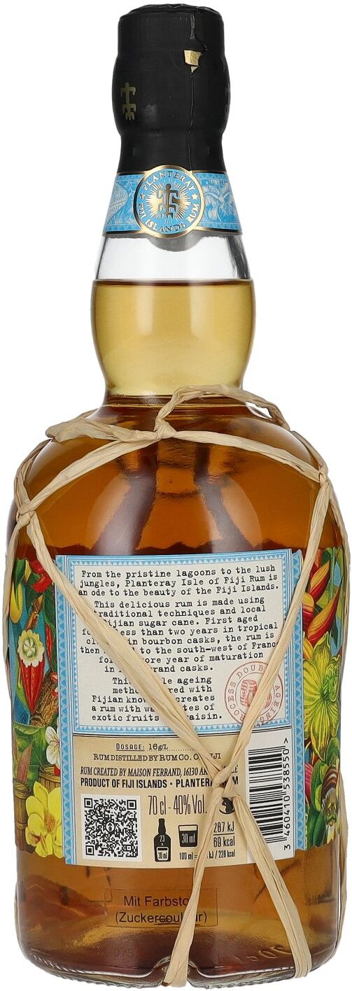 Planteray Rum ISLE OF FIJI Rum 40% Vol. 0,7l