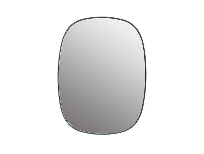 Muuto Miroir Framed Dark green, 59x44 cm