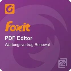 Foxit PDF Editor Wartungsvertrag Renewal