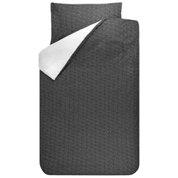 Bink Bettwäsche Sil Minitüpfchen schwarz weiss 135 x 200