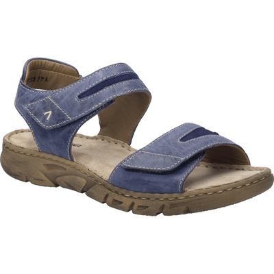 Sandale JOSEF SEIBEL "Brenda 08, dunkelblau", Damen, Gr. 36, blau (dunkelblau), Obermaterial: 100% Rindsleder Leather cow., Schuhe Sandale
