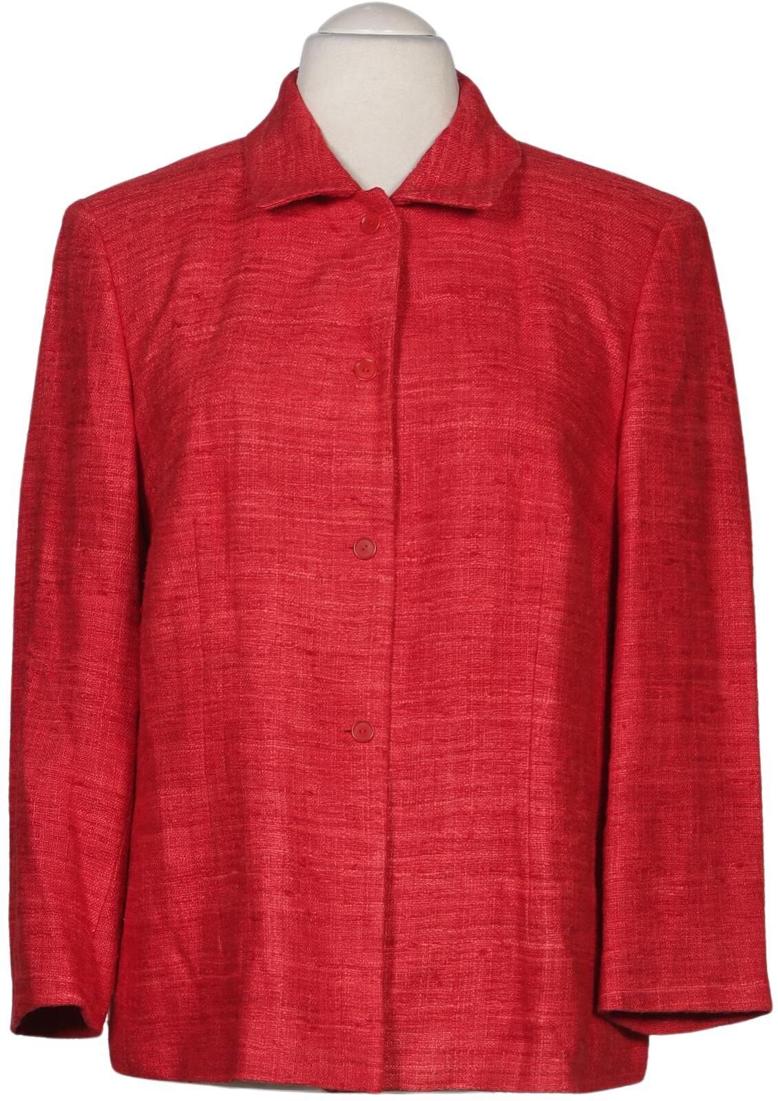 Gerry Weber Damen Blazer, Rot, Gr. Xxl, Seide / Viskose - Second Hand