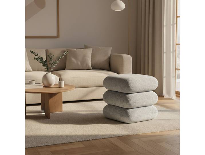 Pouf FLOW Gris Bleu