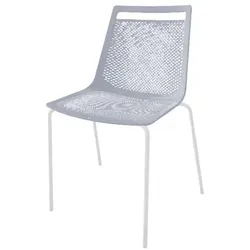 Ergonomischer Beratungstuhl Akami NA Perlgrau, Weiß