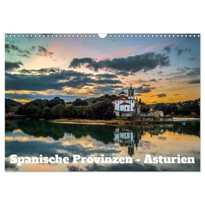 Spanische Provinzen - Asturien (Wandkalender 2027 DIN A3 quer), CALVENDO Monatskalender