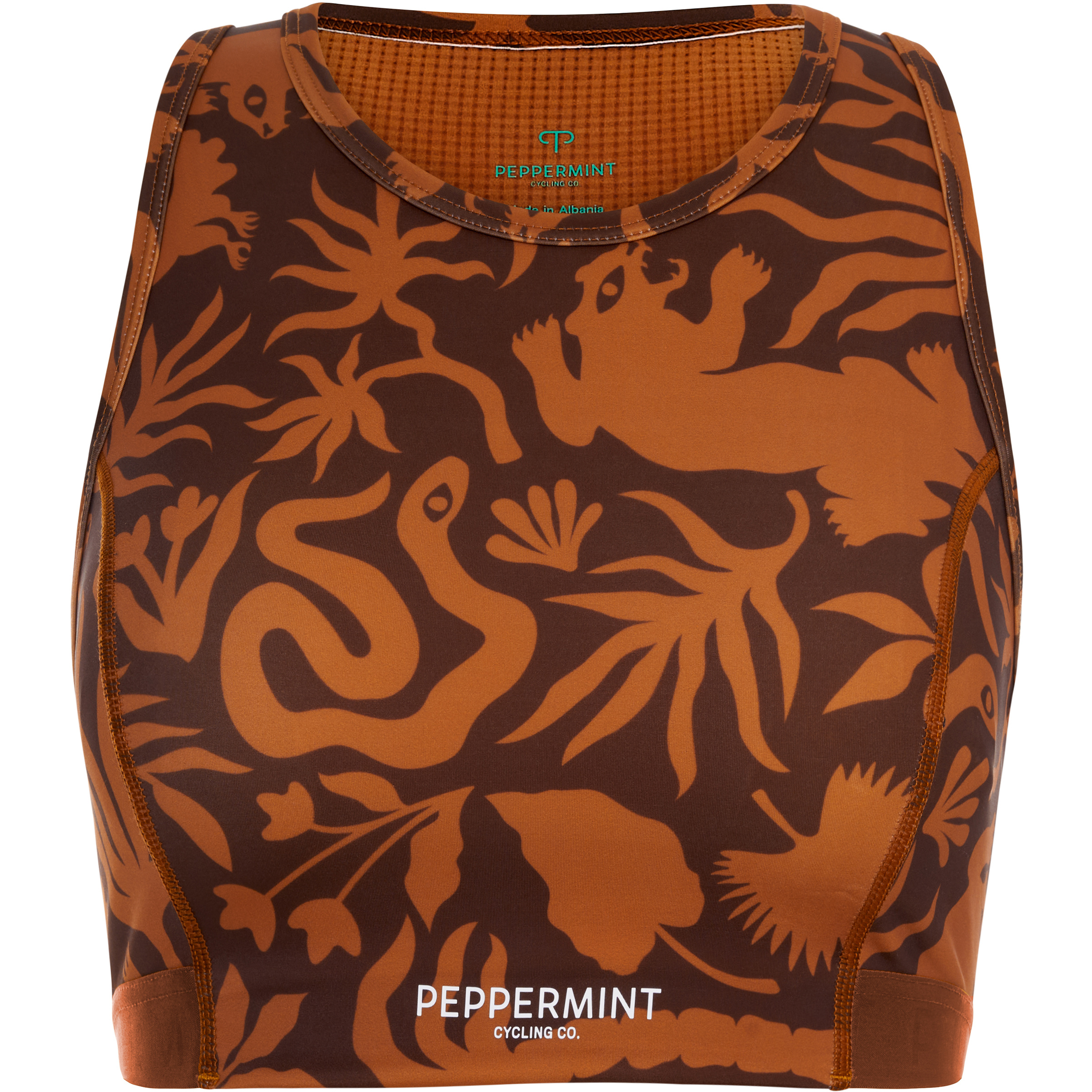 Peppermint Signature High-Neck Sport BH Damen Sport-BHs rot Größe L Mountainbike | Rennrad | Gravel