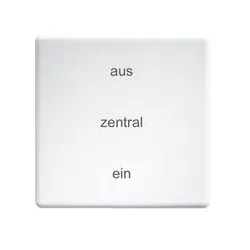 Eltako 30000955 Wippe für Funktaster 55 x 55 mm für Schweden, exxact-weiß W-FT55ES-