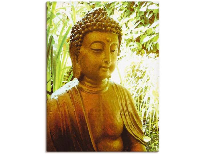 Wandbild ARTLAND Die Seele von Buddha , gold (farbe bild(er): goldfarben), B:45cm H:60cm, Bilder, Wandbild, als Leinwandbild, Poster in verschied. Grössen