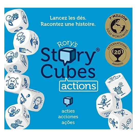 Rory's Story Cubes : Actions (Deutsch, Französisch, Italienisch, 1 Spieler) (RSC2DE01)