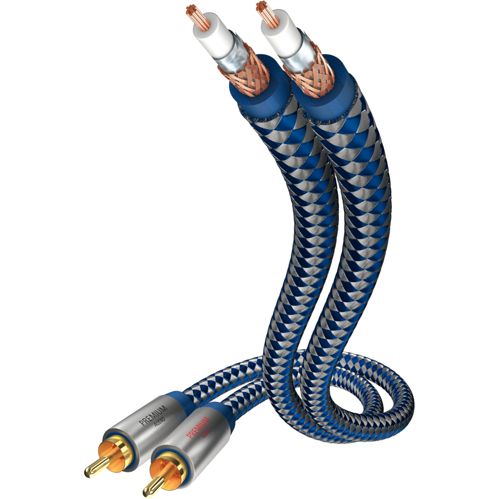 in-akustik Premium Audio Kabel Cinch - Cinch 5,0 m