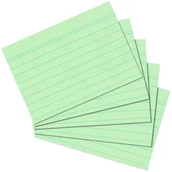 Herlitz 1150655 Karteikarte Grün 1 Stück(e)