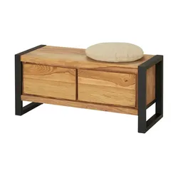 Gray & Jones Garderobenbank  Tierra Fuego ¦ holzfarben ¦ Maße (cm): B: 100 H: 45 T: 40.0