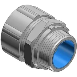 ABB 5334-TB Gerade Metall-Verschr, f. flüssigkeitsdichte Metall-Schutzschläuche, Nenngr. 1 “ galv. Stahlguss, verchromte Oberfläche, Innen  - 50 Stück