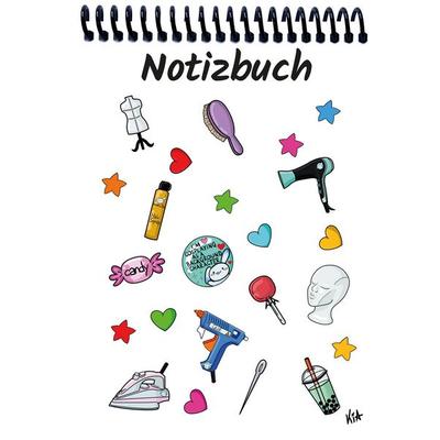 A 5 Notizblock Manga Items, weiß, liniert