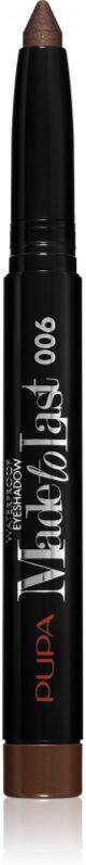 PUPA Milano Made to Last long-lasting eyeshadow pencil waterproof shade 006 Bronze Brown 1.4 g