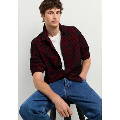 Funktionsshirt PEPE JEANS "Freizeithemd READING", Herren, Gr. M, rot (winter rot), 100% Baumwolle, Shirts Funktionsshirt