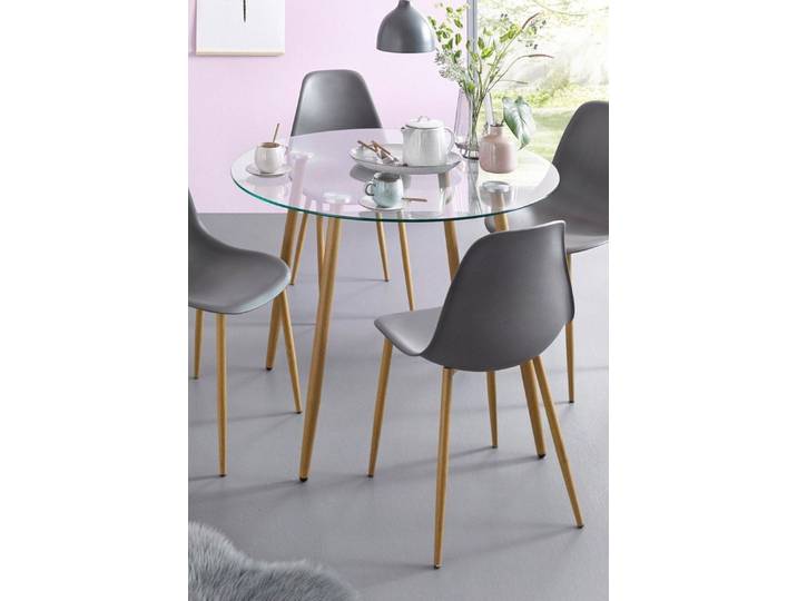 OTTO home Glastisch Miller (Esstisch, Glastisch, OTTOs Choice), runder Esstisch mit einem Ø von 100 cm, verschiedene Größen