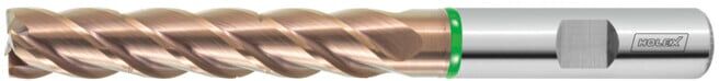 HOLEX Fraise carbure monobloc avec brise-copeaux TPC, TiSiN,-⌀ f8 DC: 20 mm (203087 20)