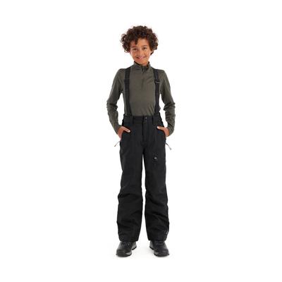 Skihose KILLTEC "Boys Skihose 242", Jungen, Gr. 164, Normalgrößen, schwarz, Obermaterial: 100% Polyester.Futter: 100% Polyester.Füllung: 100% Polyester, Hosen Skihose, Wasserdichte Skihose mit abnehmbarem Latz und verstellbarem Bund