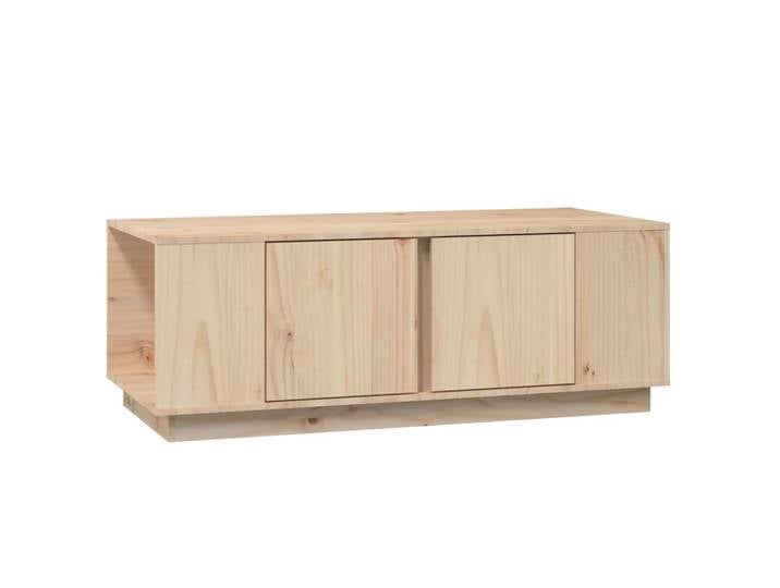 vidaXL Table basse 110x50x40 cm pin massif