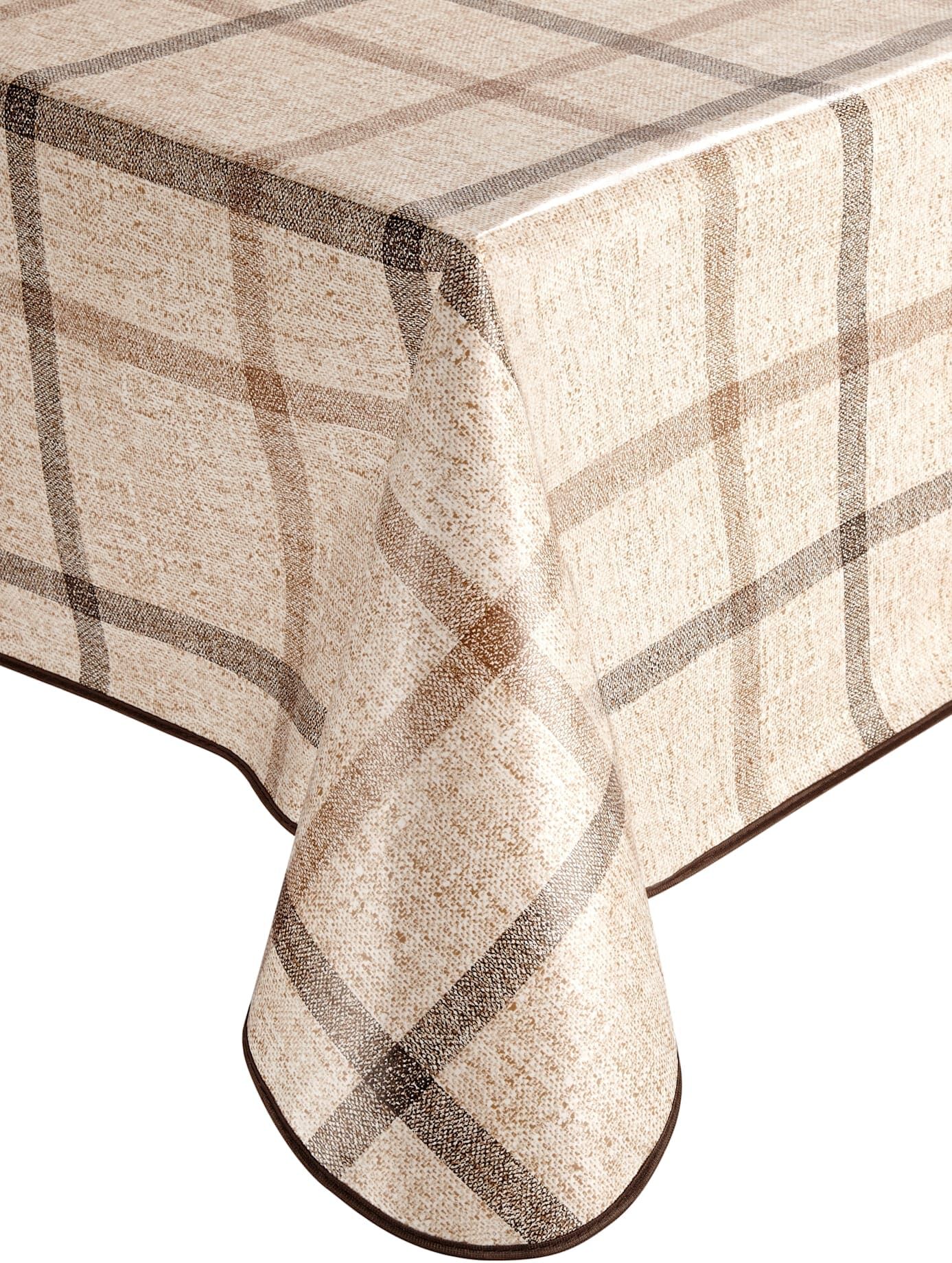 Tischdecke Gr. 4, beige (natur), Ø:140cm, Tischdecken, Tischdecke