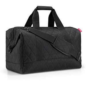 Reisenthel Reisetasche Allrounder L, rhombus black, 48 cm, aus recyceltem PET, 30 Liter