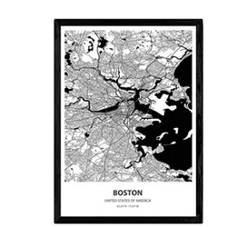 POSTER Boston - Usa A3 Rahmenlos