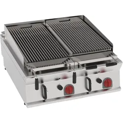 EURAST - Lavastein-gasgrill auftisch - 800x900x280 mm - 20 Kw - 47502313