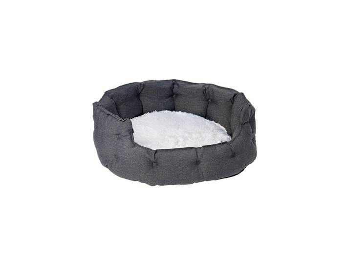 Dogman Pet Bed Classy Memory Foam Oval Grey Medium 64x60x30cm