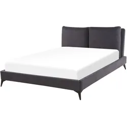 POLSTERBETT 160/200cm Dunkelgrau Melle