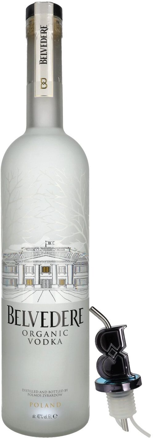 Belvedere Vodka Belvedere Organic Vodka 40% Vol. 6l mit Ausgießer + LED