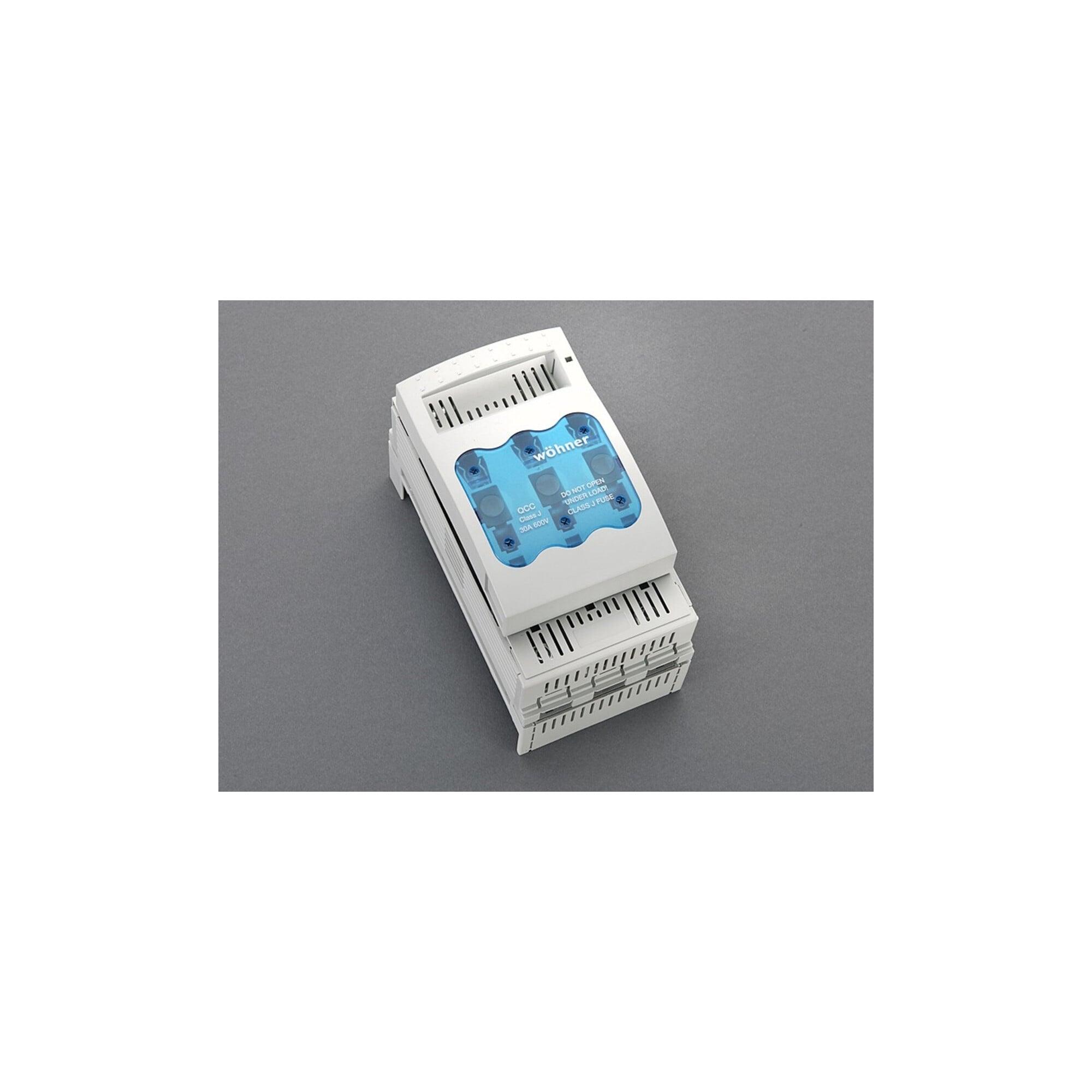 Wöhner Halter zylindrische Sicherungen 33421 22 x 58 mm 600 V ; schalk)