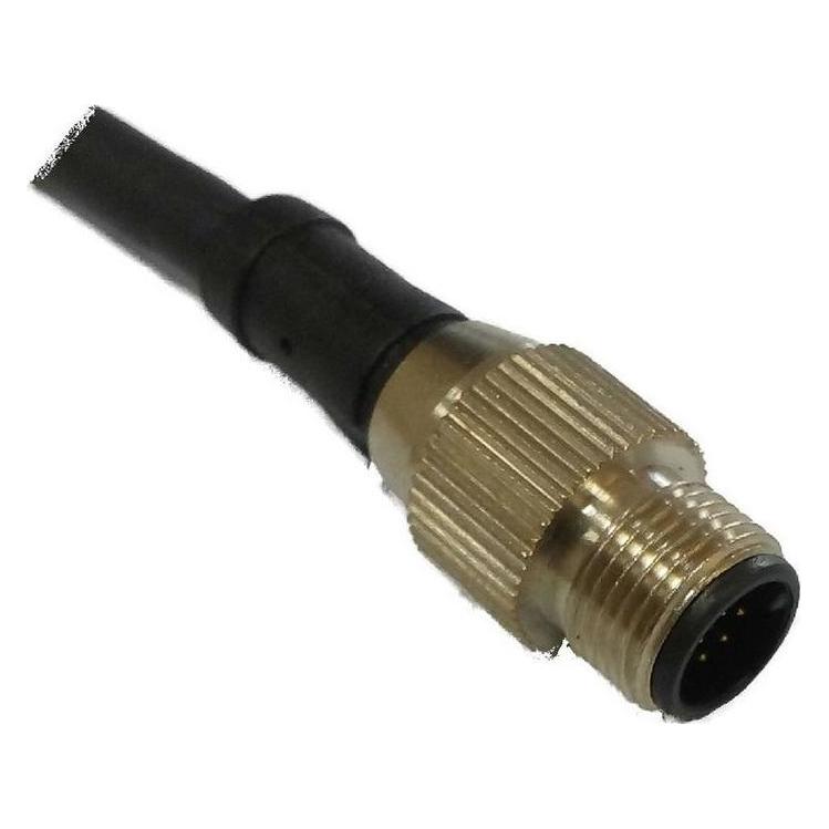 RS PRO M12 Connector Male Straight, 12W, 2m (1447667)