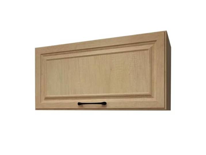 Wandmontierter Organizer-Wandschrank Mit Nach Oben Gerichteter Glastür Wasserdichter Hängender Aufbewahrungsschrank Aus Aluminium Für Badezimmer, Küche Und Wohnzimmer(WoodB,80*30*24cm)