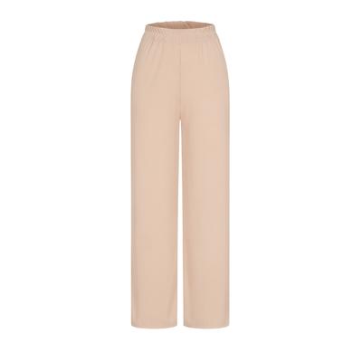 Stoffhose CLOUD 5IVE "CLOUD 5IVE", Damen, Gr. L, US-Größen, beige, 96% Polyester, 4% Elasthan, unifarben, loose fit, Hosen Stoffhose