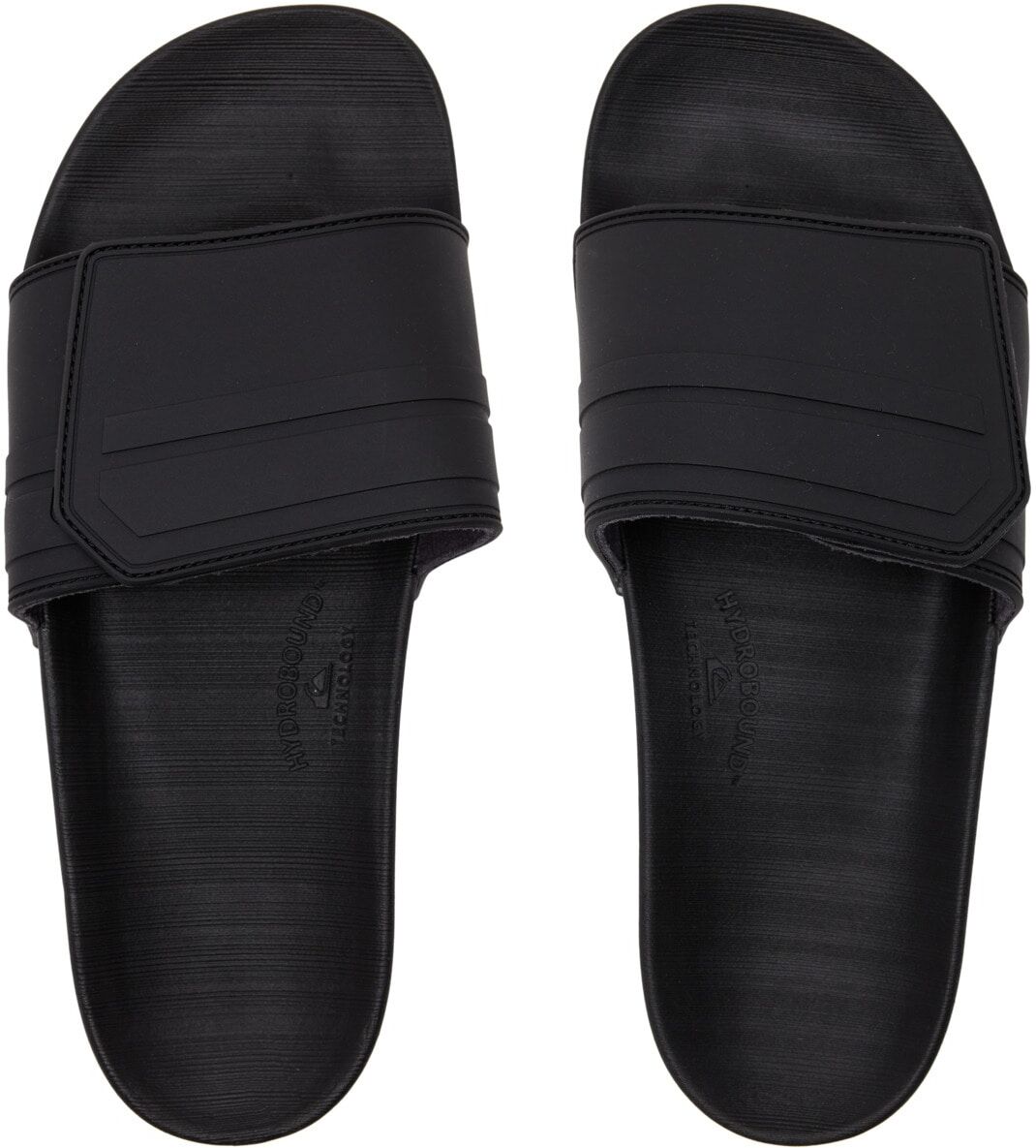 Sandale QUIKSILVER "Rivi Slide Adjust", Herren, Gr. 14, schwarz, Schuhe Sandale schwarz 14