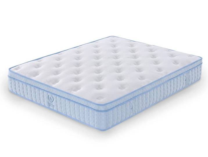 Matelas hybride ressorts ensachés 140 x 190 cm épaisseur 30 cm