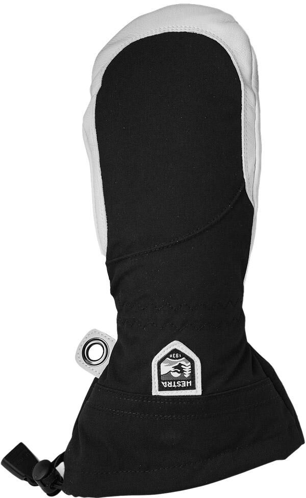 Hestra  - Army Leather Heli Ski Female Mitt Black - 9 - Moufles